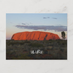 Uluru Sunset Ayers Rock Australie Carte postale