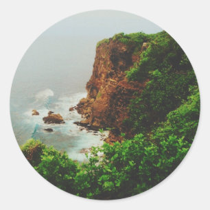 Uluwatu Cliffs - Bali - Indonesia Classic Round Sticker