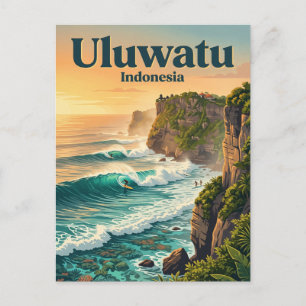 Uluwatu Indonesia Postcard