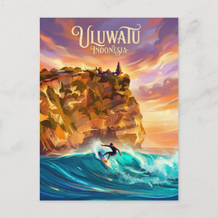 Uluwatu Indonesia Postcard