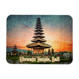 Uluwatu Temple, Bali stylized Magnet