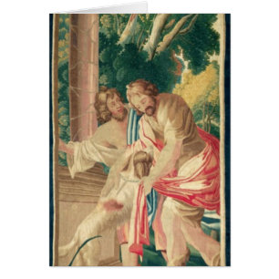 Ulysses accompanied by Telemachus