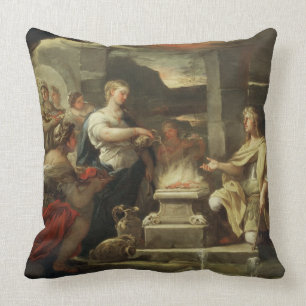 Ulysses and Calypso Throw Pillow