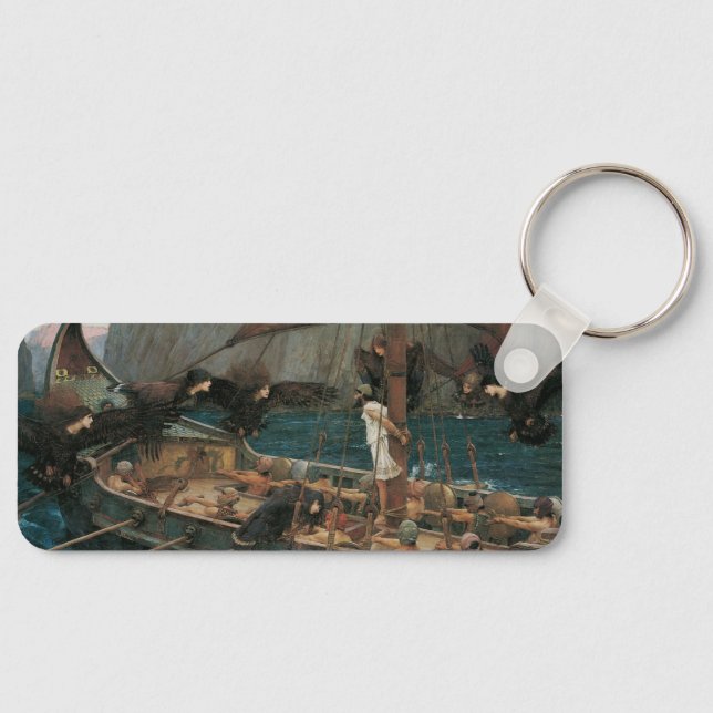 Ulysses and the Sirens by John William Waterhouse Keychain (Front)