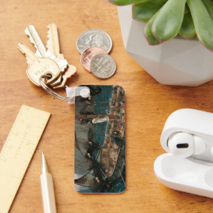 Ulysses and the Sirens by John William Waterhouse Keychain