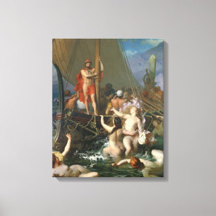 Ulysses and the Sirens Canvas Print