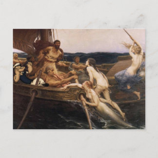 Ulysses and the Sirens Postcard