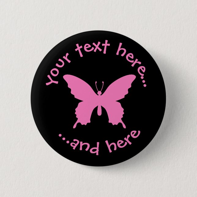Ulysses Butterfly 2 Inch Round Button (Front)