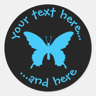 Ulysses Butterfly Classic Round Sticker