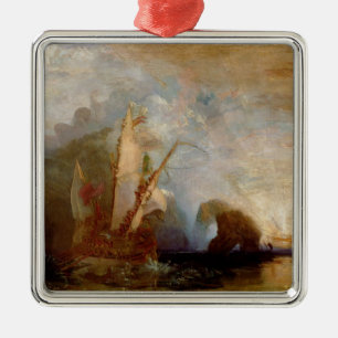 Ulysses Deriding Polyphemus, 1829 Metal Ornament