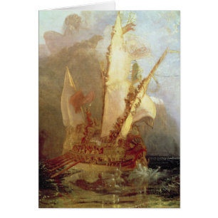 Ulysses Deriding Polyphemus, detail of ship