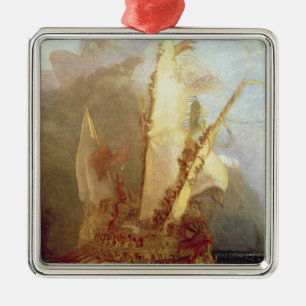 Ulysses Deriding Polyphemus, detail of ship Metal Ornament