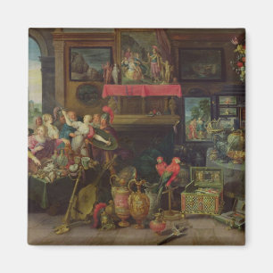 Ulysses Recognising Achilles Amongst Daughters Magnet