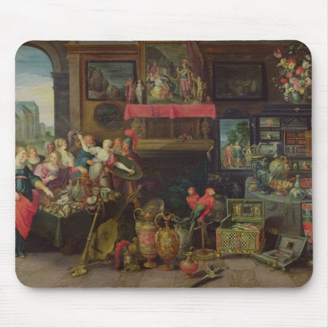 Ulysses Recognising Achilles Amongst Daughters Mouse Pad (Front)