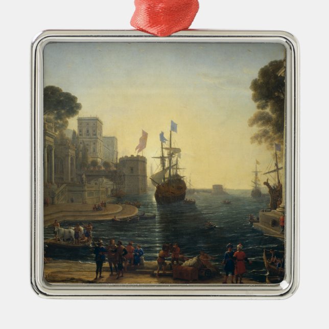 Ulysses Returning Chryseis to her Father Metal Ornament (Front)