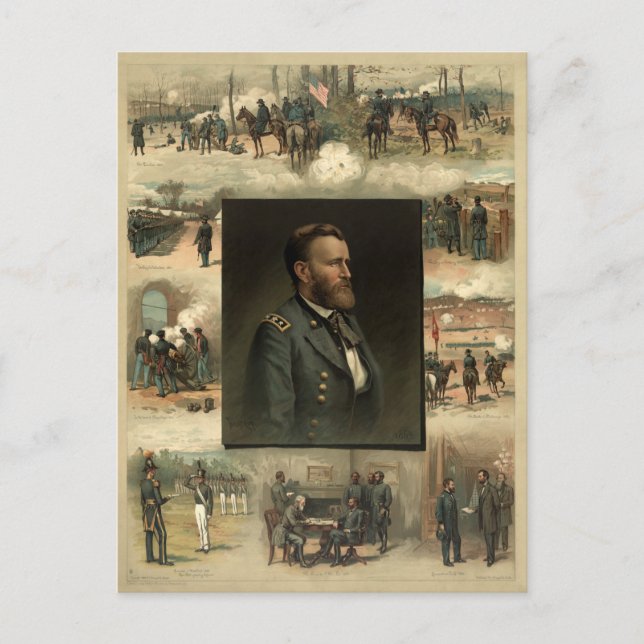 Ulysses S. Grant, 1885 Postcard (Front)