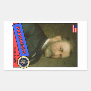 Ulysses S. Grant Baseball Card Sticker