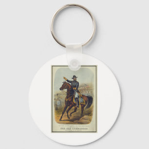 Ulysses S. Grant On Horseback  Keychain