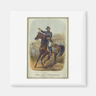 Ulysses S. Grant On Horseback  Magnet