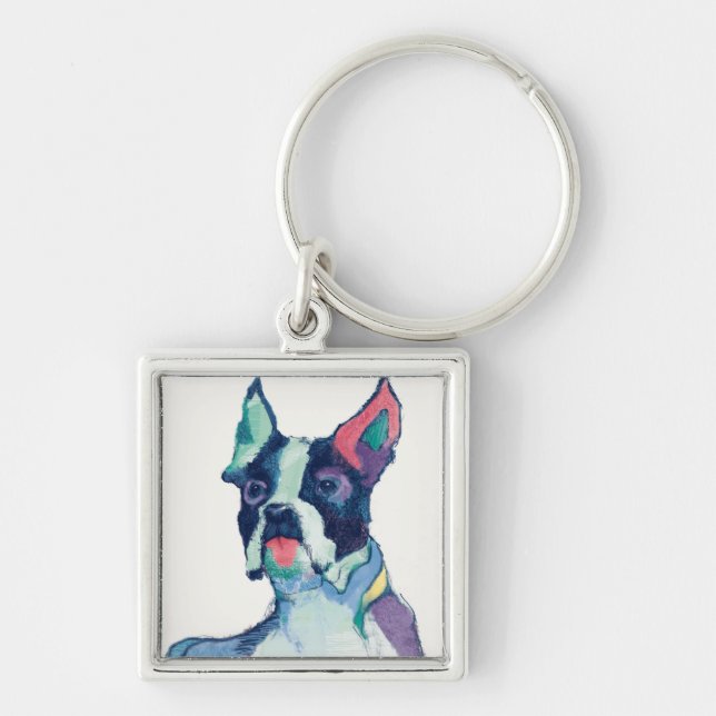 Ulysses Watercolor Pastel Keychain (Front)