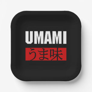 UMAMI うま味 BANDANA PAPER PLATE