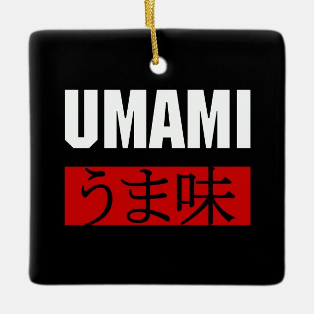 UMAMI うま味 CERAMIC ORNAMENT (Front)