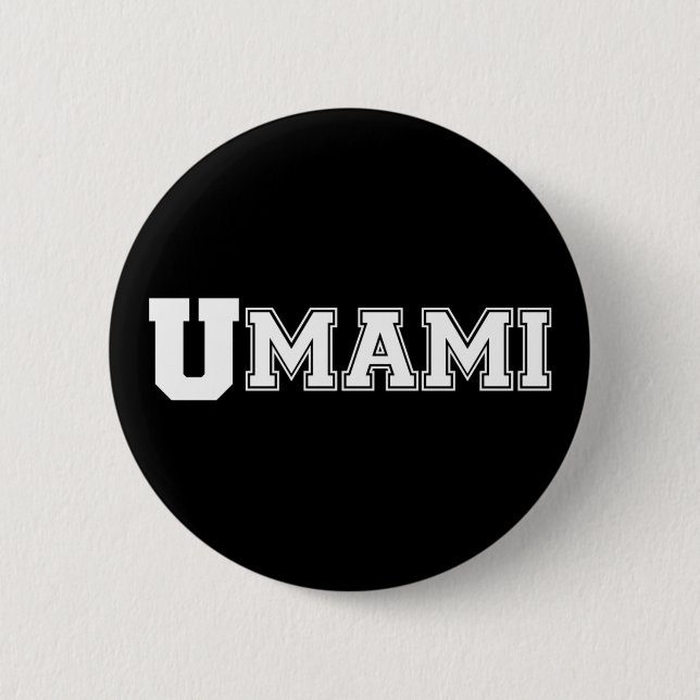 UMAMI COLLEGE 2 INCH ROUND BUTTON (Front)