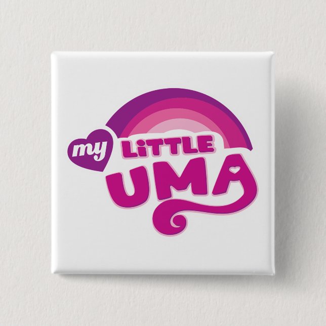 UmaMusume: My Little Uma 2 Inch Square Button (Front)