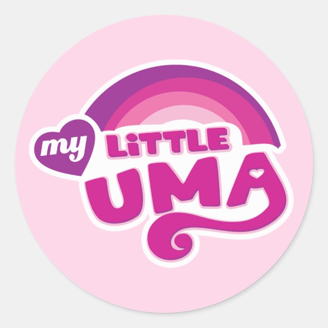 UmaMusume: My Little Uma Classic Round Sticker (Front)