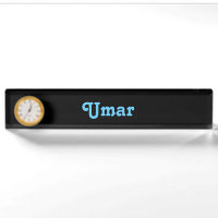Umar de la plaque de nom du bureau