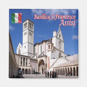 UMB035 ASSISI, Umbria, Italy, Fridge Magnet