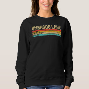 Umbagog Lake Maine Vintage Funny Fishing Camping S Sweatshirt
