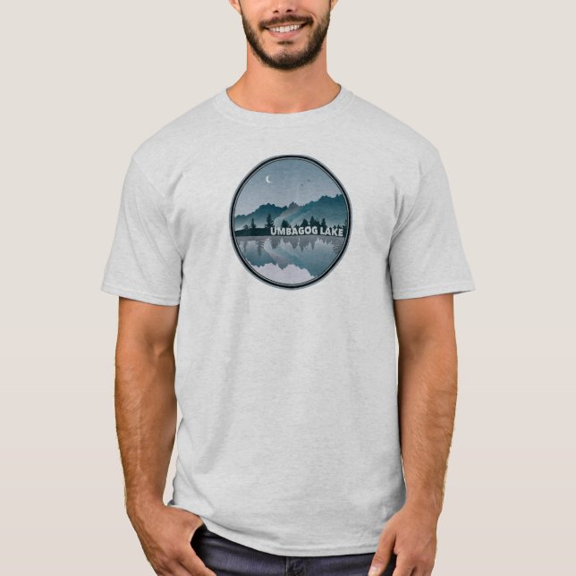 Umbagog Lake New Hampshire Reflection T-Shirt (Front)
