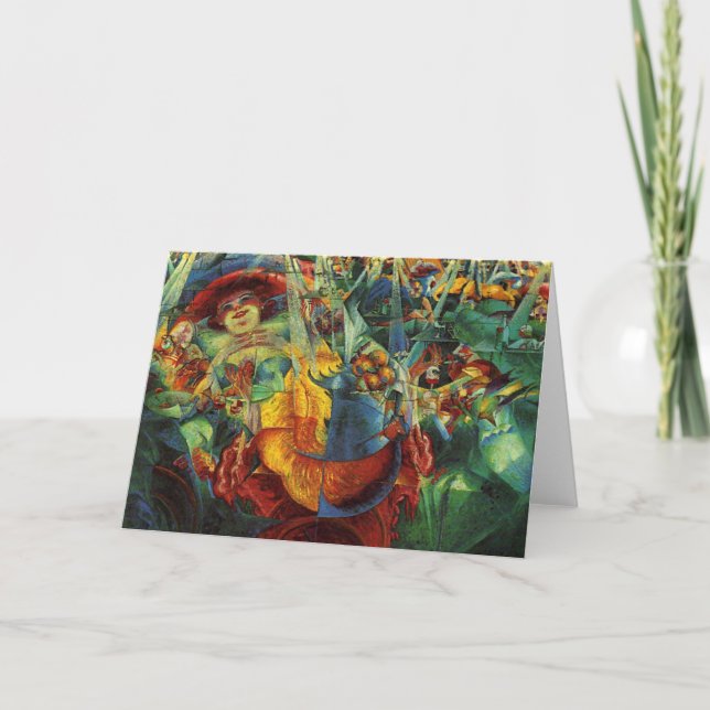 Umberto Boccioni - Laughter Holiday Card (Front)