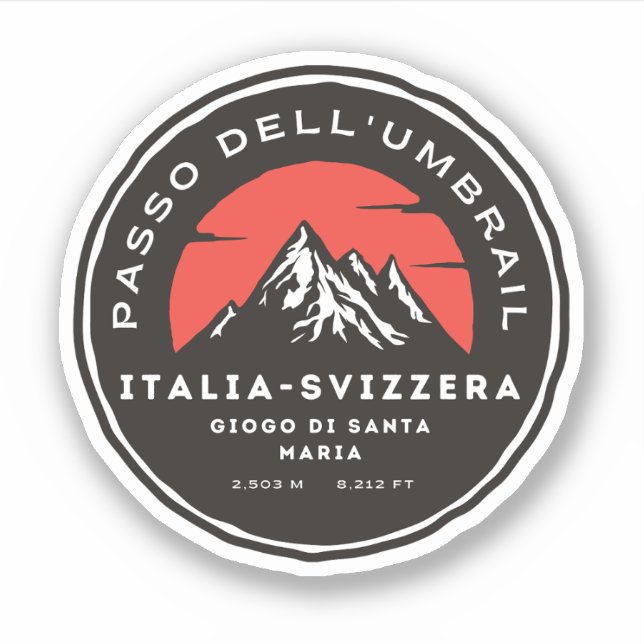  Umbrail pass Italy–Switzerland border alps (Front)