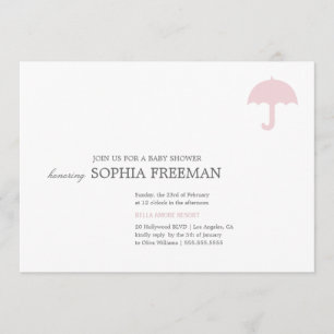 UMBRELLA BABY SHOWER INVITATION