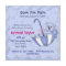 Umbrella Bear Blue - Invitation