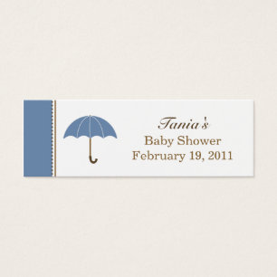 Umbrella Blue Small Tag