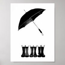 Umbrella & Boots