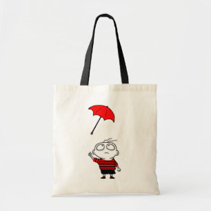 Umbrella Boy Tote Bag