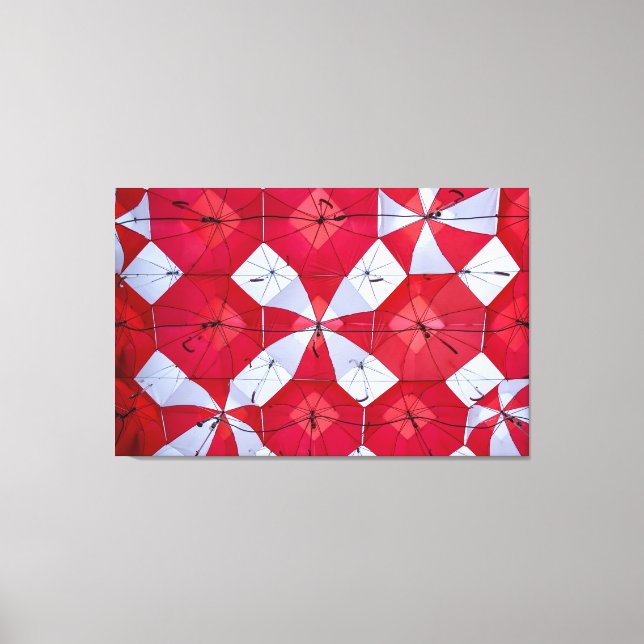 Umbrella Ceiling Canvas Print (Front)