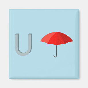 Umbrella Fridge Magnet