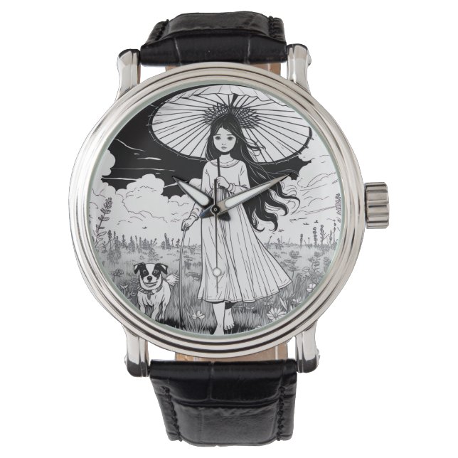 Umbrella Girl  Watch (Front)