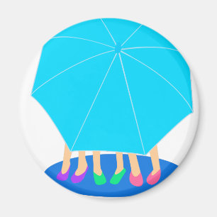 Umbrella Girls Magnet - Party Favour