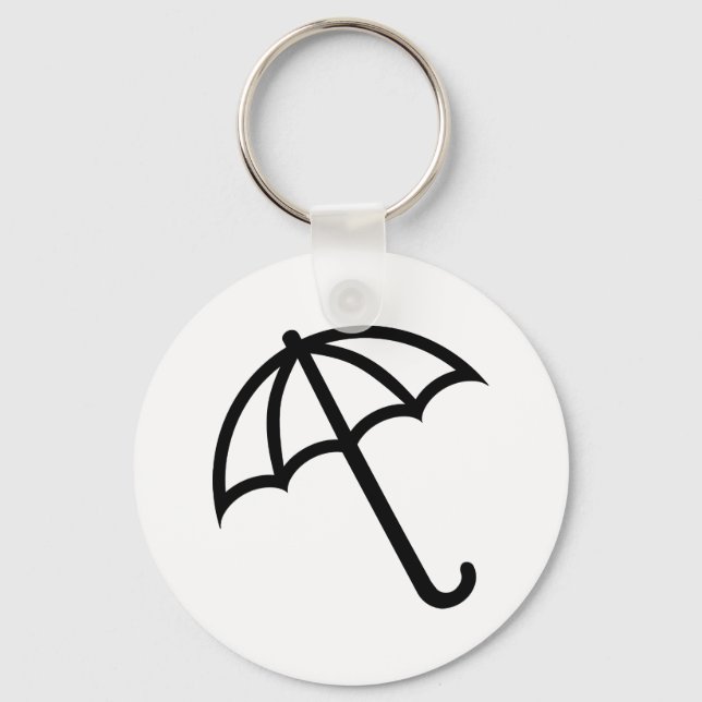 Umbrella icon keychain (Front)