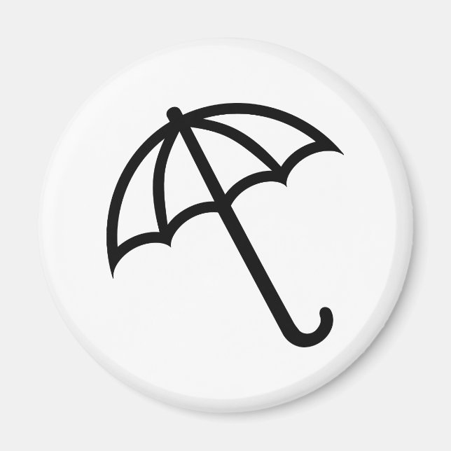 Umbrella icon magnet (Front)