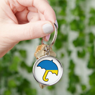 Umbrella of Ukraine Keychain