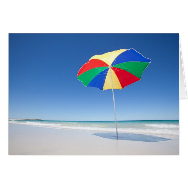 Umbrella On Beach | Australia (Front Horizontal)