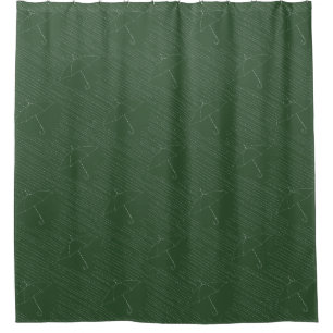 Umbrella Rain Faux Embroidery Stitches Green