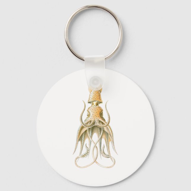 Umbrella Squid Keychain (Front)